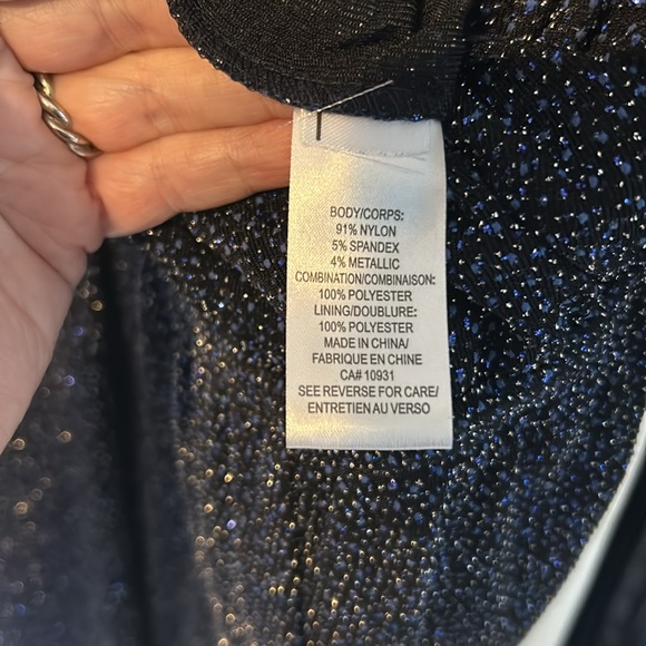 Sparkly navy blue jumpsuit - Picture 5 of 5